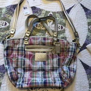 🚨🔥 Sale🔥🚨COACH DAISY MADRAS LARGE SATCHEL